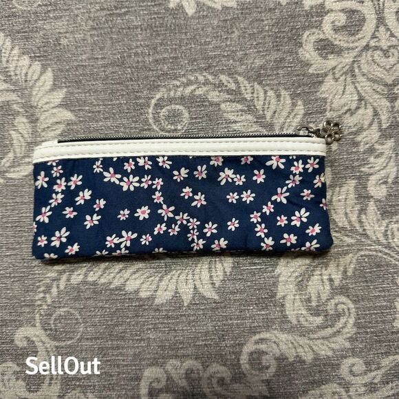 Manòu Floral Zipper Pencil Case Multi-Color Elegant Design - Picture 1 of 6